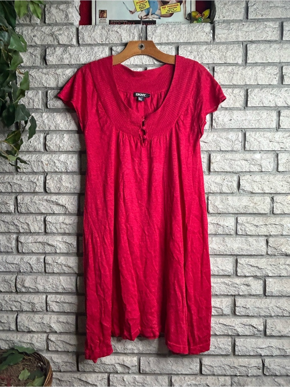Vintage y2k 100% Linen Dress